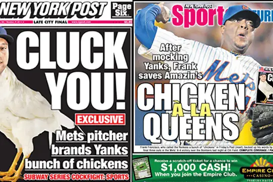 The NY Post has had fun with this one